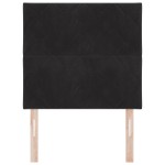 vidaXL Tăblie cap Pe perete Geometric Manual Negru 100 cm Catifea vidaXL Tăblie cap Pe perete Geometric Manual Negru 100 cm Catifea