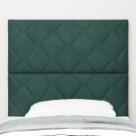 vidaXL Tăblie cap Pe perete Geometric Verde închis 100 cm Catifea vidaXL Tăblie cap Pe perete Geometric Verde închis 100 cm Catifea
