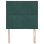 vidaXL Tăblie cap Pe perete Geometric Verde închis 100 cm Catifea vidaXL Tăblie cap Pe perete Geometric Verde închis 100 cm Catifea