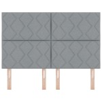vidaXL Tăblie din Țesătură Geometric Gri deschis 140 cm țesătură vidaXL Tăblie din Țesătură Geometric Gri deschis 140 cm țesătură