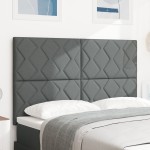 vidaXL Tăblie din Țesătură Geometric Manual Gri închis 140 cm țesătură vidaXL Tăblie din Țesătură Geometric Manual Gri închis 140 cm țesătură