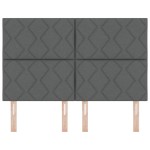 vidaXL Tăblie din Țesătură Geometric Manual Gri închis 140 cm țesătură vidaXL Tăblie din Țesătură Geometric Manual Gri închis 140 cm țesătură