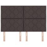 vidaXL Tăblie din Țesătură Geometric Maro închis 140 cm țesătură vidaXL Tăblie din Țesătură Geometric Maro închis 140 cm țesătură