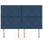 vidaXL Tăblie din Țesătură Geometric Manual albastru 140 cm țesătură vidaXL Tăblie din Țesătură Geometric Manual albastru 140 cm țesătură