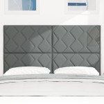vidaXL Tăblie din Țesătură Geometric Manual Gri închis 160 cm țesătură vidaXL Tăblie din Țesătură Geometric Manual Gri închis 160 cm țesătură