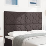 vidaXL Tăblie din Țesătură Geometric Maro închis 160 cm țesătură vidaXL Tăblie din Țesătură Geometric Maro închis 160 cm țesătură