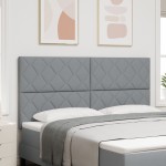 vidaXL Tăblie din Țesătură Geometric Gri deschis 180 cm țesătură vidaXL Tăblie din Țesătură Geometric Gri deschis 180 cm țesătură