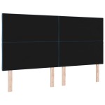 vidaXL Tăblie din Țesătură Geometric Albastru închis 180 cm țesătură