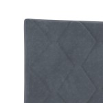 vidaXL Tăblie cap Pe perete Geometric Manual Gri închis 180 cm Catifea vidaXL Tăblie cap Pe perete Geometric Manual Gri închis 180 cm Catifea