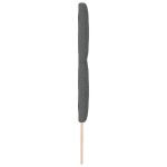 vidaXL Tăblie din Țesătură Geometric Manual Gri închis 200 cm țesătură vidaXL Tăblie din Țesătură Geometric Manual Gri închis 200 cm țesătură