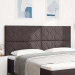 vidaXL Tăblie din Țesătură Geometric Maro închis 200 cm țesătură vidaXL Tăblie din Țesătură Geometric Maro închis 200 cm țesătură