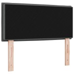 vidaXL Cap de pat LED Design Linii Gri Închis 80 cm Țesătură