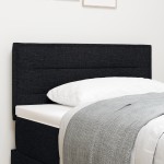 vidaXL Căpătâi LED Design Linii Negru 90 cm Țesătură vidaXL Căpătâi LED Design Linii Negru 90 cm Țesătură