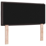 vidaXL Capitonat LED Design Linii Maro Închis 90 cm Țesătură