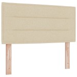 vidaXL Cap de Pat LED Design Linii Crem 100 cm Țesătură vidaXL Cap de Pat LED Design Linii Crem 100 cm Țesătură