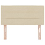 vidaXL Cap de Pat LED Design Linii Crem 100 cm Țesătură vidaXL Cap de Pat LED Design Linii Crem 100 cm Țesătură