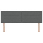 vidaXL Headboard LED Design Linii Gri Întunecos 80 cm Țesătură vidaXL Headboard LED Design Linii Gri Întunecos 80 cm Țesătură