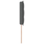 vidaXL Headboard LED Design Linii Gri Întunecos 80 cm Țesătură vidaXL Headboard LED Design Linii Gri Întunecos 80 cm Țesătură