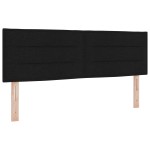 vidaXL Cap de pat LED Design Linii Negru 80 cm Țesătură vidaXL Cap de pat LED Design Linii Negru 80 cm Țesătură