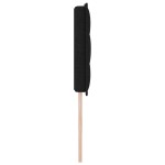 vidaXL Cap de pat LED Design Linii Negru 80 cm Țesătură vidaXL Cap de pat LED Design Linii Negru 80 cm Țesătură