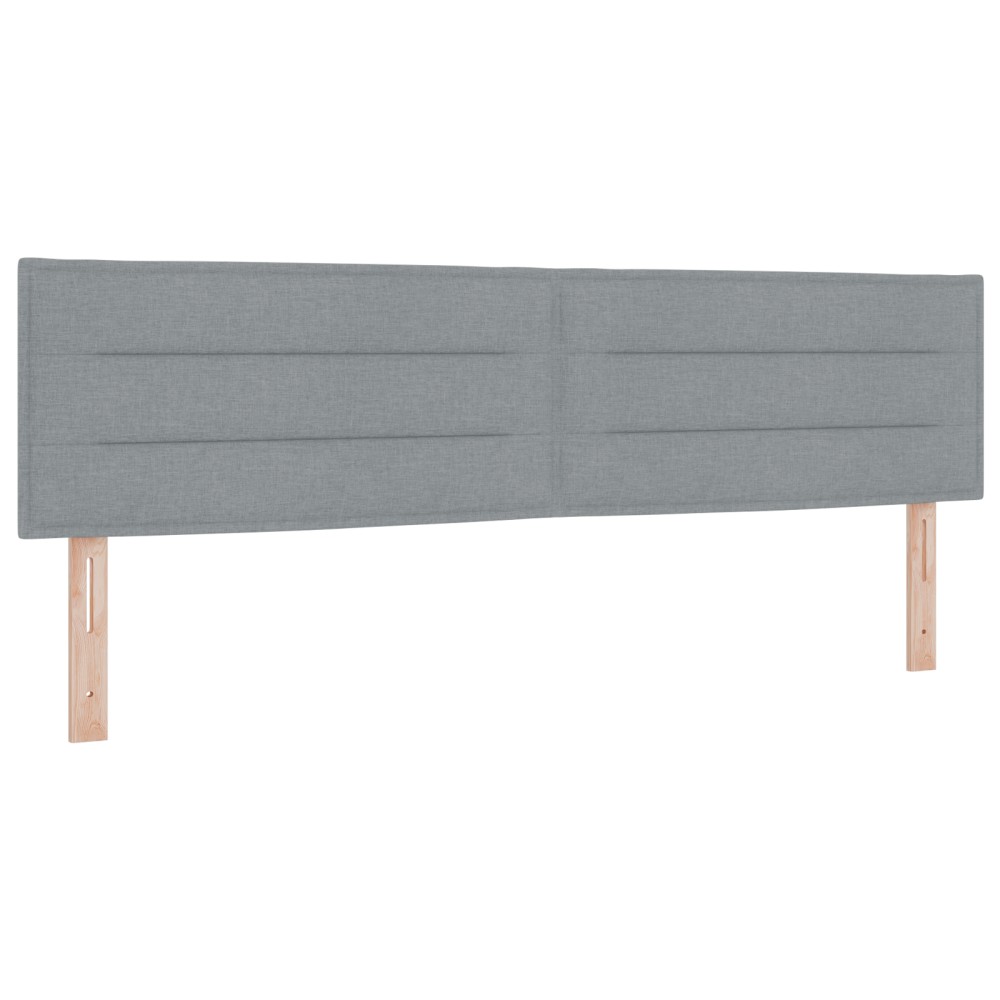 vidaXL Tăbliță LED Design Linii Gri Deschis 90 cm Țesătură
