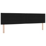 vidaXL Cap de Pat LED Design Linii Negru 200 cm Țesătură vidaXL Cap de Pat LED Design Linii Negru 200 cm Țesătură