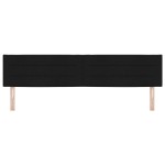 vidaXL Cap de Pat LED Design Linii Negru 200 cm Țesătură vidaXL Cap de Pat LED Design Linii Negru 200 cm Țesătură