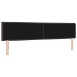 vidaXL Cap de Pat Design Linii Maro Închis 100 cm Țesătură