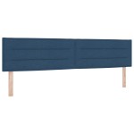 vidaXL Capitonaj cu LED Design Linii Albastru 100 cm Țesătură vidaXL Capitonaj cu LED Design Linii Albastru 100 cm Țesătură