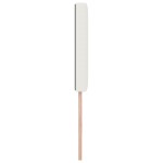 vidaXL Tăblie LED cu lumini cu bandă LED Pe perete Crem 80 cm țesătură