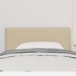 vidaXL Tăblie LED cu lumini cu bandă LED Gri verde 80 cm țesătură