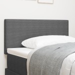 vidaXL Tăblie LED cu lumini cu bandă LED Gri deschis 100 cm țesătură