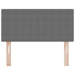 vidaXL Tăblie LED cu lumini cu bandă LED Gri deschis 100 cm țesătură