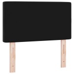 vidaXL Tăblie LED cu lumini cu bandă LED Argyle Negru 80 cm Catifea vidaXL Tăblie LED cu lumini cu bandă LED Argyle Negru 80 cm Catifea