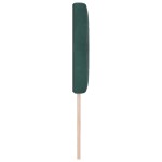 vidaXL Tăblie LED cu lumini cu bandă LED Verde închis 80 cm Catifea