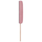 vidaXL <strong></strong> Cabeza de pat LED cu buton de cristal, tapițată, roz, 90 cm
