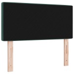 vidaXL Tăblie LED cu lumini cu bandă LED Verde închis 100 cm Catifea