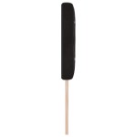 vidaXL Cap de pat LED cu butoane din cristal căptușit negru de 80 cm, Velur vidaXL Cap de pat LED cu butoane din cristal căptușit negru de 80 cm, Velur