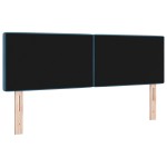 vidaXL Cap de pat LED cu butoane din cristal, tapițat, albastru închis, 80 cm, catifea vidaXL Cap de pat LED cu butoane din cristal, tapițat, albastru închis, 80 cm, catifea