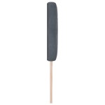 vidaXL Culoar LED cu cristale, tapițat cu butoane, gri închis, 100 cm, catifea