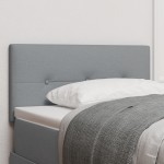 vidaXL Capac de pat cu LED, gri deschis, cu butoane acoperit, 80 cm vidaXL Capac de pat cu LED, gri deschis, cu butoane acoperit, 80 cm