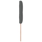 vidaXL Cap de pat LED gri închis cu butoane, tapițat, 80 cm vidaXL Cap de pat LED gri închis cu butoane, tapițat, 80 cm