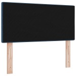 vidaXL Cap de pat LED cu buton, cusut cu un button albastru, 80 cm, țesătură vidaXL Cap de pat LED cu buton, cusut cu un button albastru, 80 cm, țesătură