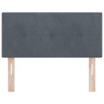 vidaXL Tăblie cap cu lumini cu bandă LED Ajustabil Gri 80 cm Catifea vidaXL Tăblie cap cu lumini cu bandă LED Ajustabil Gri 80 cm Catifea