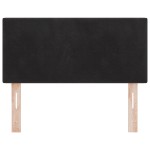 vidaXL Cap de pat LED cu butoane, capitonat, negru, 80 cm, catifea vidaXL Cap de pat LED cu butoane, capitonat, negru, 80 cm, catifea