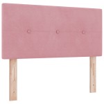 Cap de pat LED vidaXL cu butoane, tuftat, roz, 80 cm, catifea Cap de pat LED vidaXL cu butoane, tuftat, roz, 80 cm, catifea