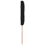 vidaXL Cap de pat LED cu butoane, tapițat negru, 90 cm, țesătură vidaXL Cap de pat LED cu butoane, tapițat negru, 90 cm, țesătură