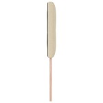 vidaXL Capitonat cu Buton LED Crem 90 cm Țesătură