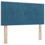 Cap de pat LED vidaXL tapițat cu butoane Albastru Închis 100 cm Catifea Cap de pat LED vidaXL tapițat cu butoane Albastru Închis 100 cm Catifea