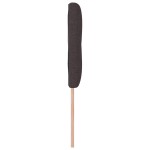 vidaXL Cap de pat LED maro închis cu butoane, 72 cm, din țesătură